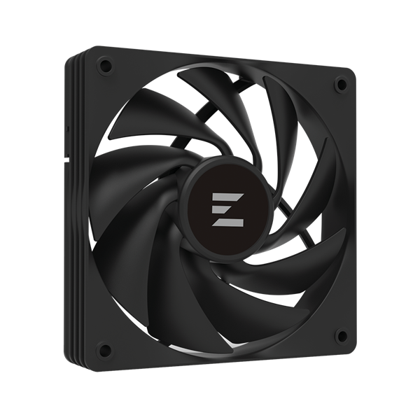 Вентилятор для корпуса ZALMAN ZM-XF120 BLACK, 120x120x25mm, 4-PIN PWM, 600-2000 RPM, 32,9 DBA MAX, HYDRO BEARING