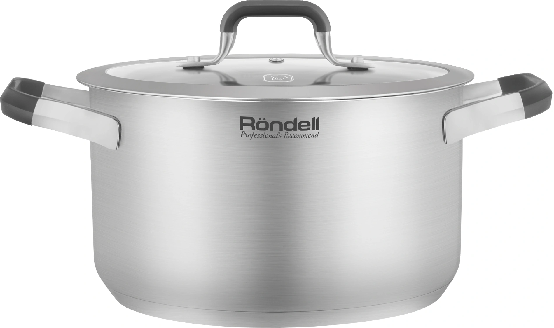 Кастрюля/ Кастрюля Rondell Stolz RDS-1753 3.2л. d=20см (с крышкой) стальной