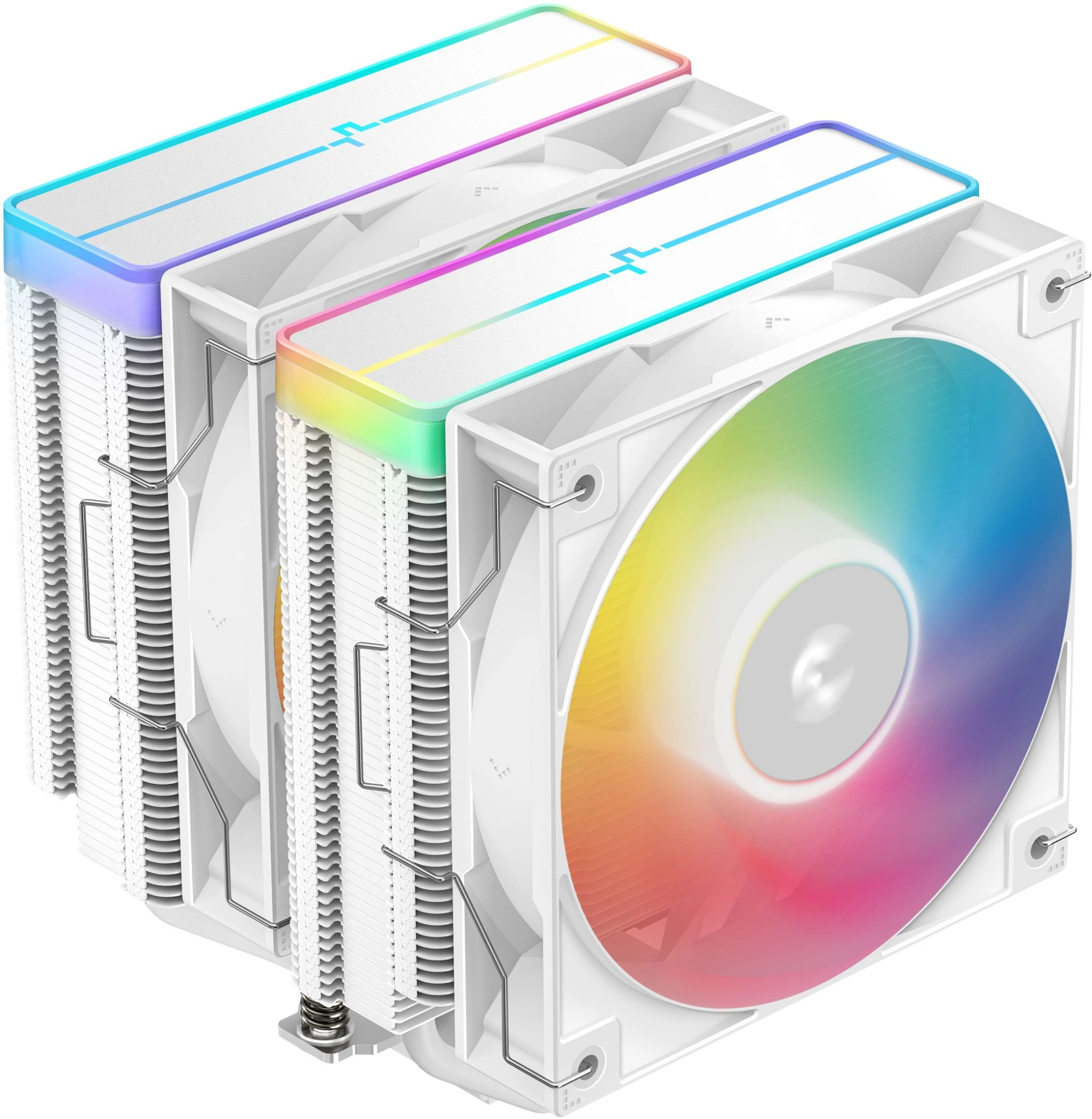 Устройство охлаждения(кулер) Deepcool AG620 Wh V2 ARGB Soc-AM5/AM4/1200/1700/1851 белый 4-pin 15-29.4dB Al+Cu 260W 1330gr Ret (R-AG620-WHAMMN-GJD) Устройство охлаждения(кулер) Deepcool AG620 Wh V2 ARGB Soc-AM5/AM4/1200/1700/1851 белый 4-pin 15-29.4dB Al+Cu 260W 1330gr Ret (R-AG620-WHAMMN-GJD)