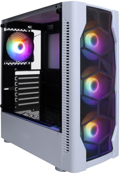 корпус 1STPLAYER DK D4 White / ATX / 4x120mm FRGB fans / D4-WH-4F1