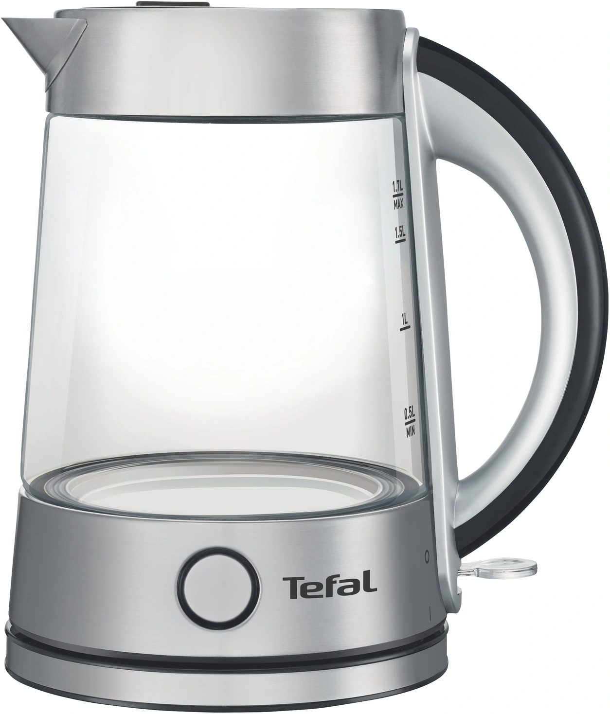 Чайник электрический Tefal KI760D30 1.7л. 2400Вт серебристый корпус: стекло/пластик (8010000023) Чайник электрический Tefal KI760D30 1.7л. 2400Вт серебристый корпус: стекло/пластик (8010000023)