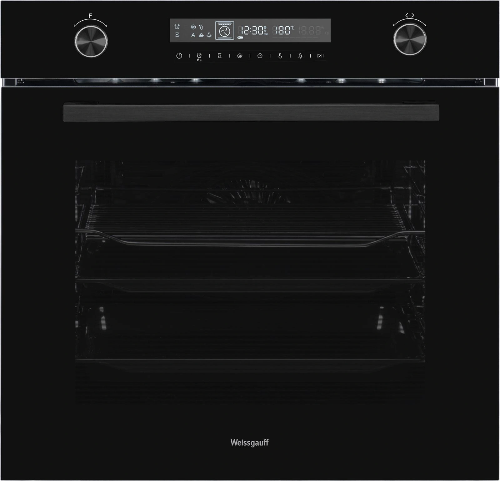 Духовой шкаф Электрический/ Духовой шкаф Электрический Weissgauff EOM 751 PDB Black Edition черный