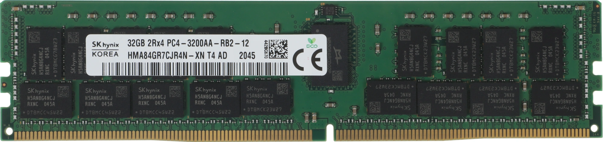 Память DDR4 Hynix HMA84GR7CJR4N-XNT4 32Gb RDIMM ECC Reg Original Non Pull PC4-25600 CL22 3200MHz