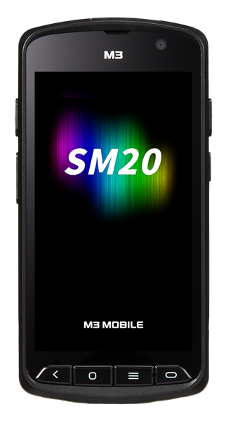 Терминал сбора данных M3 Mobile SM20 Android 11.0 GMS, 4G, HD(5.0"), 802.11 a/b/g/n/ac/ax, SE5500, 16.0M, BT 5.1, Bat 4,100mAh. Req CRS&PWSP Терминал сбора данных M3 Mobile SM20 Android 11.0 GMS, 4G, HD(5.0"), 802.11 a/b/g/n/ac/ax, SE5500, 16.0M, BT 5.1, Bat 4,100mAh. Req CRS&PWSP