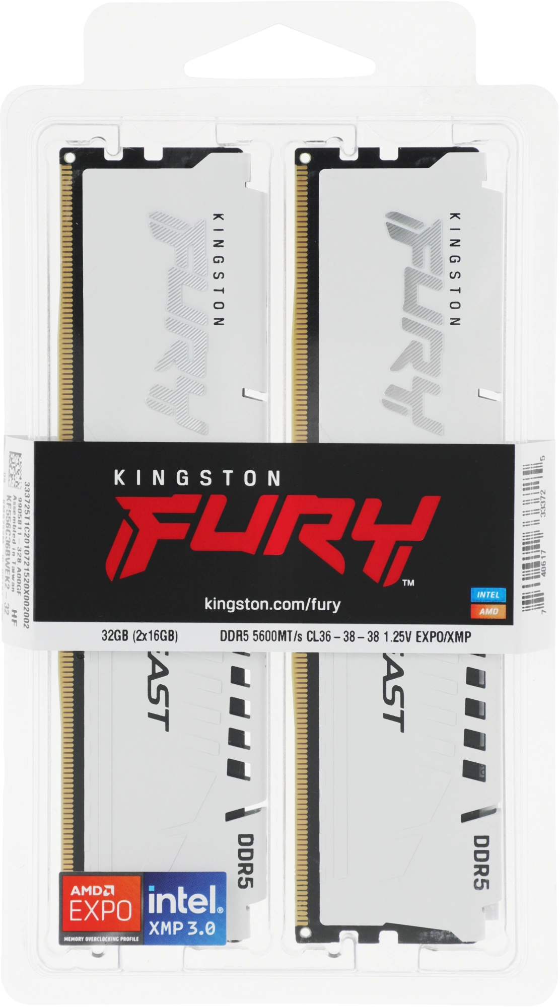 Модуль памяти Kingston KF556C36BWEK2-32 Модуль памяти Kingston KF556C36BWEK2-32