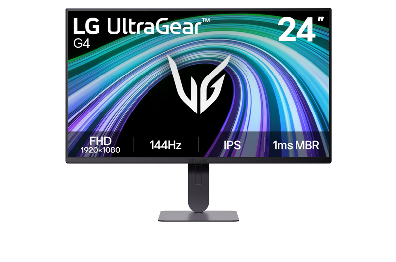 Монитор 23,8" LG 24G414B-B, IPS, 1920x1080, 5ms , 250cd, 144Hz, HDMI+DP+SPK 2W, HAS black, Ex