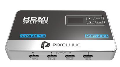 Видеоразветвитель 4к hdmi 4k 1-4  pixelhue Extender HDMI 4K 1-4
