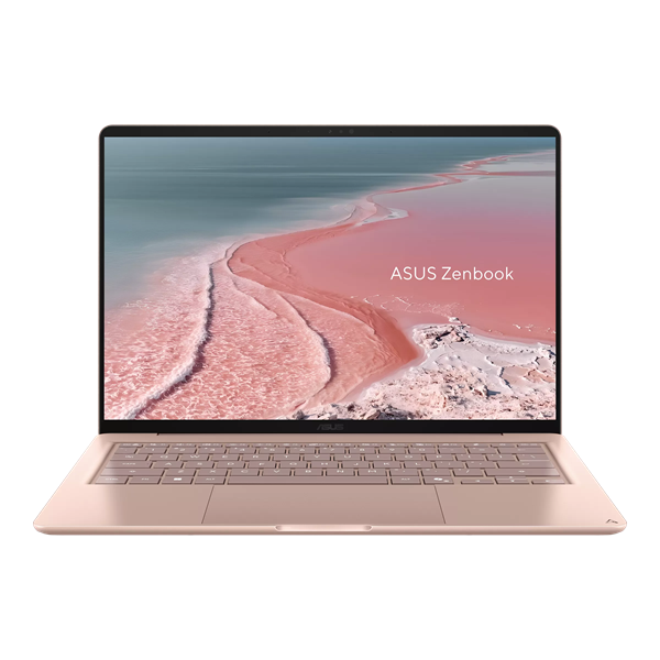 Ноутбук ASUS Zenbook 14 UX3480KA-U1157 AMD Ryzen AI 5 330/LPDDR5X 16GB/512GB SSD/AMD Radeon Graphics/14" FHD (1920 x 1200) OLED 16:10/WiFi 6Е+BT 5.4/No OS/1.10 kg/Rose Pink