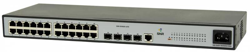  Управляемый коммутатор уровня 2, 24 порта 10/100/1000Base-T и 4 порта 100/1000BASE-X (SFP)