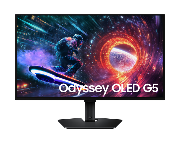 Монитор Samsung 27" Odyssey OLED G5 G50SF S27FG502SI OLED 16:9 2560x1440x180Hz 0,03ms 200cd 1M:1 178/178 1млрд HDMI DP Tilt Swiv БП внешн VESA Black Монитор Samsung 27" Odyssey OLED G5 G50SF S27FG502SI OLED 16:9 2560x1440x180Hz 0,03ms 200cd 1M:1 178/178 1млрд HDMI DP Tilt Swiv БП внешн VESA Black