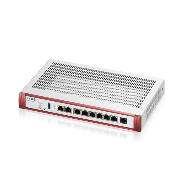 Межсетевой экран Zyxel USG FLEX 200H, Rack, 2xRJ-45: 1/2.5G (LAN/WAN), 6xRJ-45: 1G (LAN/WAN), 1xUSB3.0, AP Controller (8/40), Device HA, в комплекте с Entry Defense Pack на 1 год **