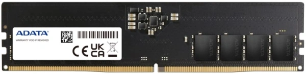 Оперативная память ADATA DDR5 DIMM 8GB 4800MHz 1*8GB 40-40-40 SINGLE TRAY Оперативная память ADATA DDR5 DIMM 8GB 4800MHz 1*8GB 40-40-40 SINGLE TRAY