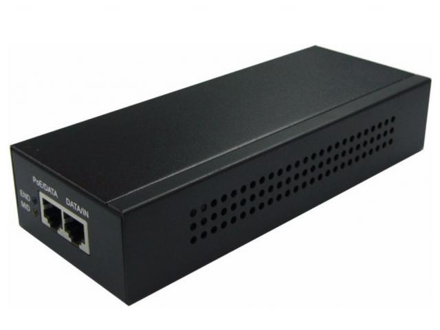 Инжектор PoE Hikvision LAS60-57CN-RJ45 10/100/1000BASE-T 60Вт
