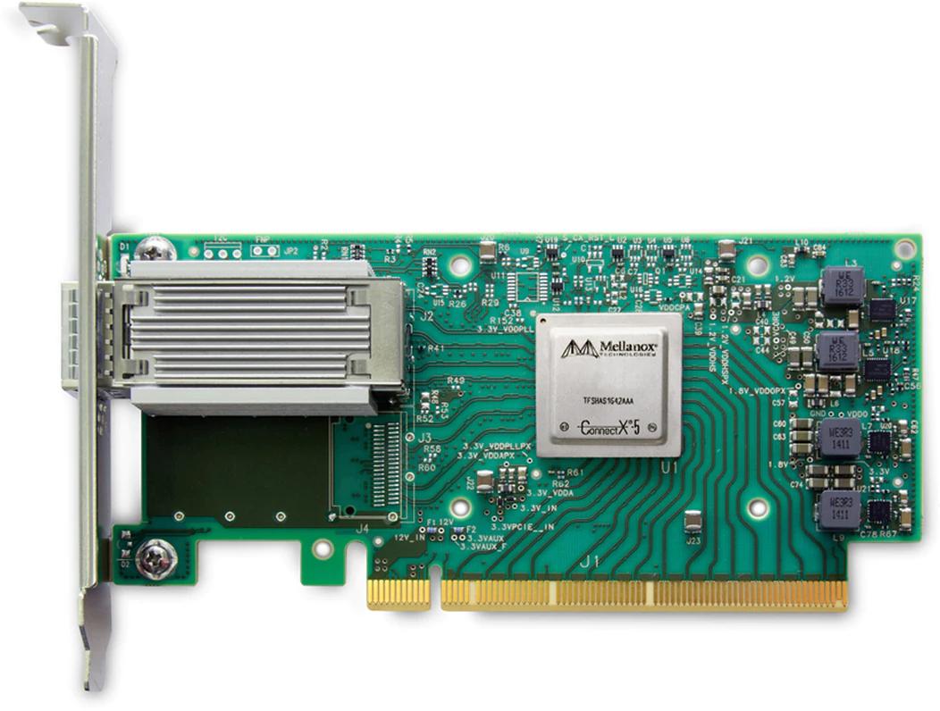 Адаптер Mellanox ConnectX-5 EN network interface card, 100GbE single-port QSFP28, PCIe3.0 x16, tall bracket, 1 year