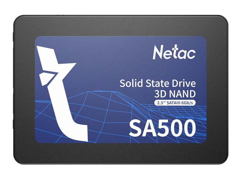 Ssd накопитель Netac SSD SA500 960GB 2.5 SATAIII 3D NAND, R/W up to 530/475MB/s, TBW 480TB, 3y wty
