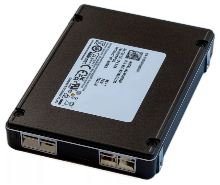 Твердотельный накопитель Samsung Enterprise SSD, 2.5"(SFF/U.3) 15mm, PM1743, 1920GB, NVMe PCIe 5.0 1x4, DP 2x2, R14000/W3000Mb/s, IOPS(R4K) 2000K/150K, MTBF 2,5M, 1DWPD/5Y, TBW 3504TB, TBW 3504TB, OEM
