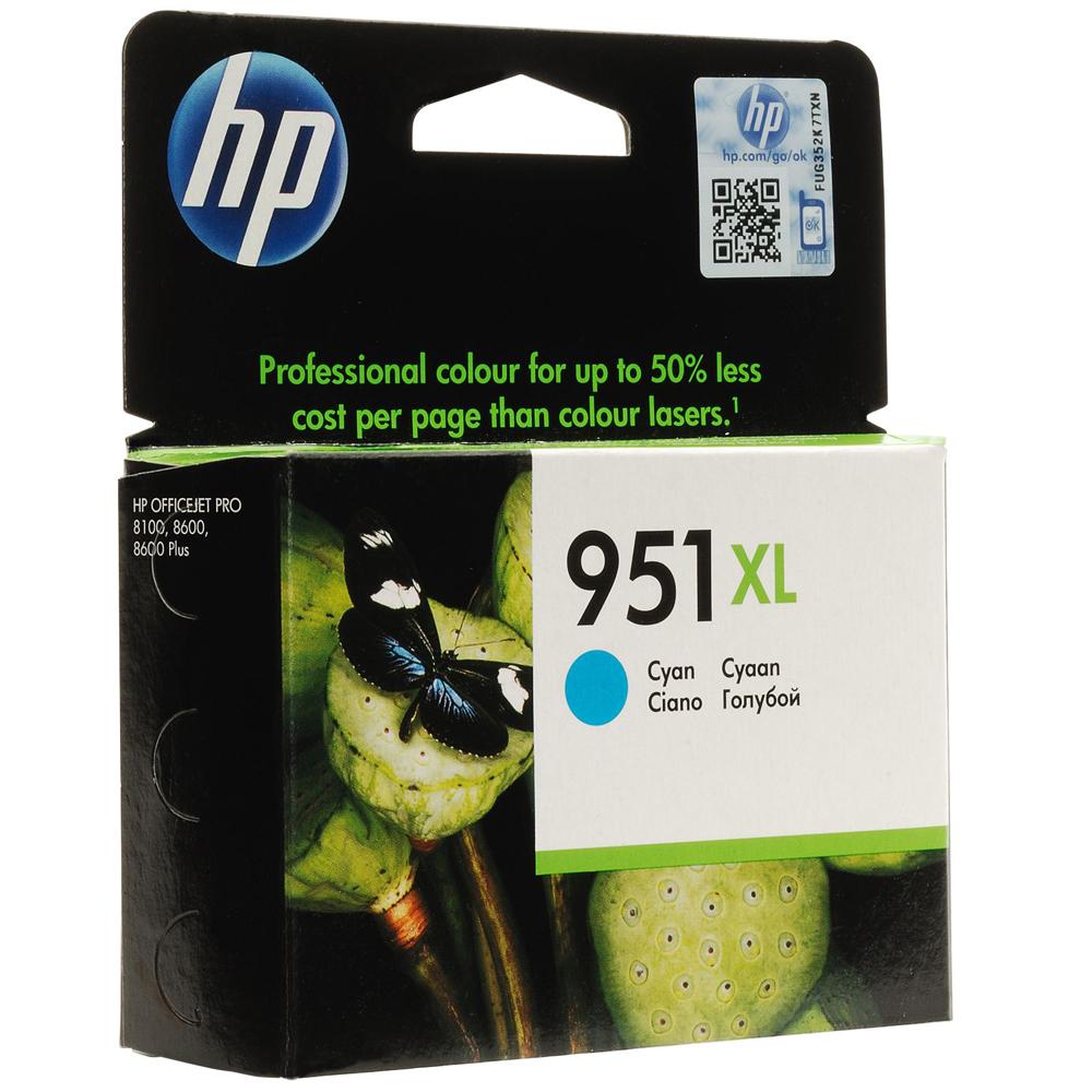 Картридж Cartridge HP 951XL для Officejet Pro 8100/ 8600, голубой, 16 мл (истек срок реализации)