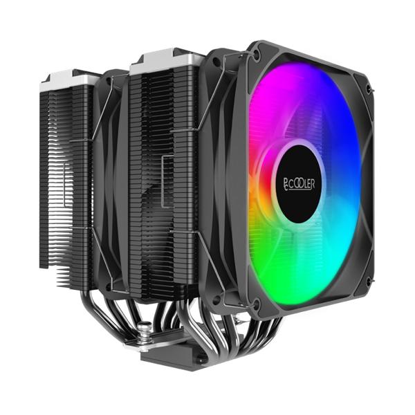 Кулер для процессора PCCooler Paladin S9 B S115X/1200/1700/20XX /AM4 (8 шт/кор, TDP 250W, 2x120mm ARGB PWM FAN, медная база, 6 тепловых трубок 6мм, 800-1800RPM, 10-28.6dBa)