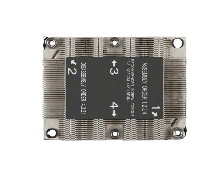 Радиатор 1U Heat Sink Purley Platform CPU LGA 3647-0 2U and above Series Servers (analog SNK-P0067PS)