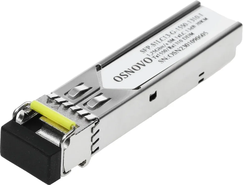Промышленный оптический SFP модуль OSNOVO SFP-S1LC13-G-1550-1310-I Оптический SFP Модуль промышленный. Одно волокно Single Mode. Скорость: до 1,25 Гбит/c. Тип разъема: LC. Оптический бюджет: 13дБ. Расстояние передачи - до 20км. Рабочая Промышленный оптический SFP модуль OSNOVO SFP-S1LC13-G-1550-1310-I Оптический SFP Модуль промышленный. Одно волокно Single Mode. Скорость: до 1,25 Гбит/c. Тип разъема: LC. Оптический бюджет: 13дБ. Расстояние передачи - до 20км. Рабочая