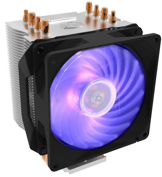 Кулер для процессора Cooler Master Hyper H410R, 600-2000 RPM, RGB fan, 120W, Full Socket Support