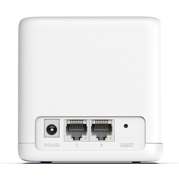  MERCUSYS AC1300 Домашняя Mesh Wi-Fi система, до 400 Мбит/с на 2,4 ГГц + до 867 Мбит/с на 5 ГГц, 2 встроенные антенны, по 2 гигабитных порта на каждом устройстве (автоопределение WAN/LAN)