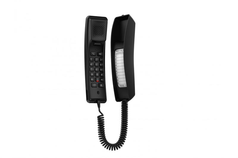 Fanvil гостиничный телефон Fanvil H2 : 1 линия SIP, 1 кл. быстр. набора, PoE, возможность настен-го монтажа,без б/п