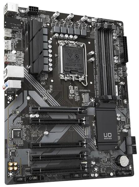 Материнская плата GIGABYTE B760 DS3H DDR4, LGA1700, B760, 4*DDR4, DP+HDMI,  4 SATA 6 Гб/с, M2, Audio, Gb LAN, USB 3.2, USB 2.0, Type-C, COM*1 port, ATX