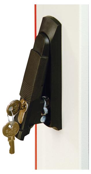  Шкаф телекоммуникационный напольный 42U (600x600) дверь металл (3 места)