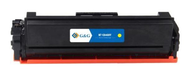 Тонер-картридж G&G toner-cartrige for Canon imageCLASS MF735Cdw/MF733Cdw/LBP654Cdw/MF731Cdw/Canon i-Sensys LBP653Cdw/LBP654Cx/MF732Cdw/MF734Cdw/ MF735Cx yellow with chip 5 000 pages 046H Y 1251C002