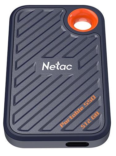 Ssd накопитель Netac ZX20 512GB USB 3.2 Gen 2 Type-C External SSD, R/W up to 2000MB/1800MB/s, with USB C to A cable and 20Gbps USB C to C cable