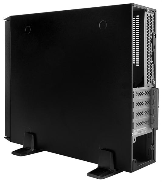 Корпус Slim Case InWin BL067 Black IP-S300FF7-0 U2*2+U3*2+Combo audio+FAN+ intrusion switch mATX (существенное повреждение коробки)