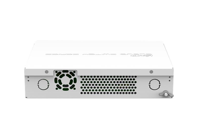 Коммутатор MikroTik Cloud Router Switch 112-8G-4S-IN with QCA8511 400Mhz CPU, 128MB RAM, 8xGigabit LAN, 4xSFP, RouterOS L5, desktop case, PSU