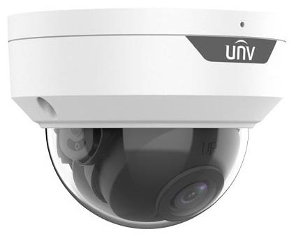 Камера Uniview Видеокамера IP купольная антивандальная, 1/2.9" 2 Мп КМОП @ 30 к/с, ИК-подсветка до 30м., 0.01 Лк @F2.0, объектив 2.8 мм, DWDR, 2D/3D DNR, Ultra 265, H.265, H.264, MJPEG, 2 потока, встроенный