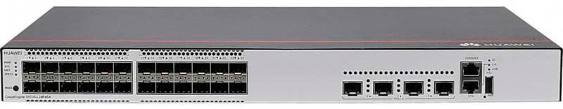 Коммутатор Huawei S5735-L24P4S-A1 (24*10/100/1000BASE-T ports, 4*GE SFP ports, PoE+, AC power)