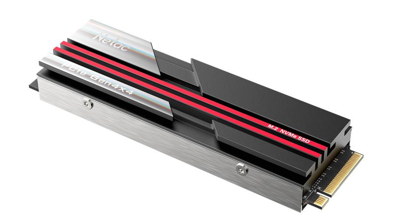 Ssd накопитель Netac SSD NV7000 2TB PCIe 4 x4 M.2 2280 NVMe 3D NAND, R/W up to 7200/6800MB/s, TBW 1400TB, with heat sink, 5y wty