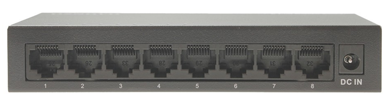 Неуправляемый коммутатор OSNOVO SW-8G Неуправляемый коммутатор Gigabit Ethernet на 8 портов. Порты: 8 x GE (10/100/1000Base-T). Auto MDI/MDIX Встроенная грозозащита 2кВ. В комплекте БП DC12V(1A). Размеры (ШхВхГ): 138 x 25 x 7