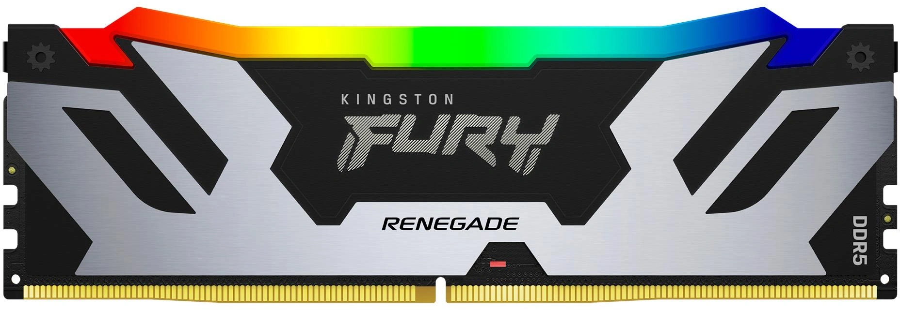 Модуль памяти Kingston 24GB DDR5 7200 FURY Renegade Silver/Black RGB XMP Non-ECC Unbuffered DIMM (Single Module) 1RX8 38-44-44 1.45V 288-pin 24Gbit