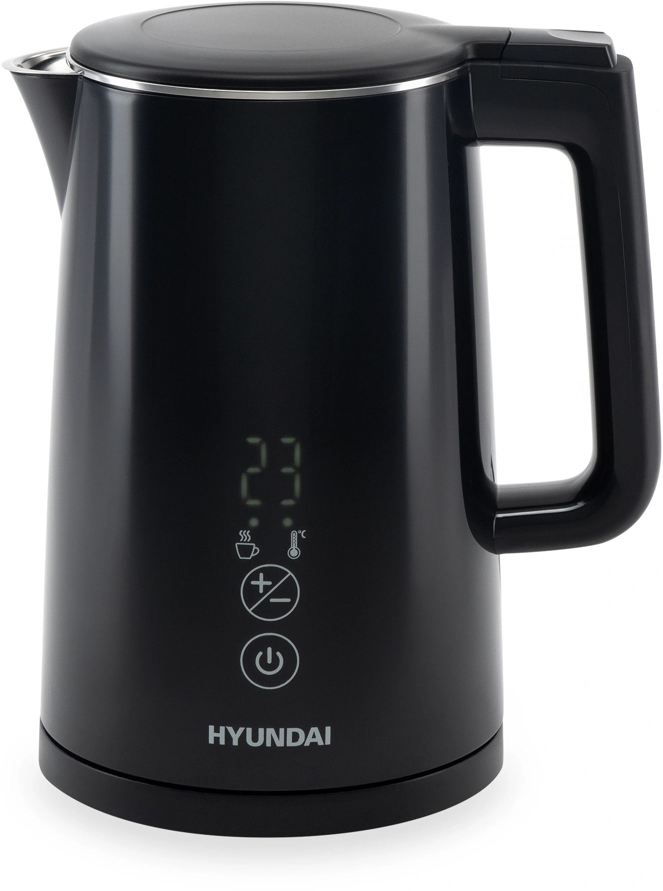 Чайник электрический Hyundai HYK-S5509 1.5л. 2200Вт черный корпус: металл/пластик Чайник электрический Hyundai HYK-S5509 1.5л. 2200Вт черный корпус: металл/пластик