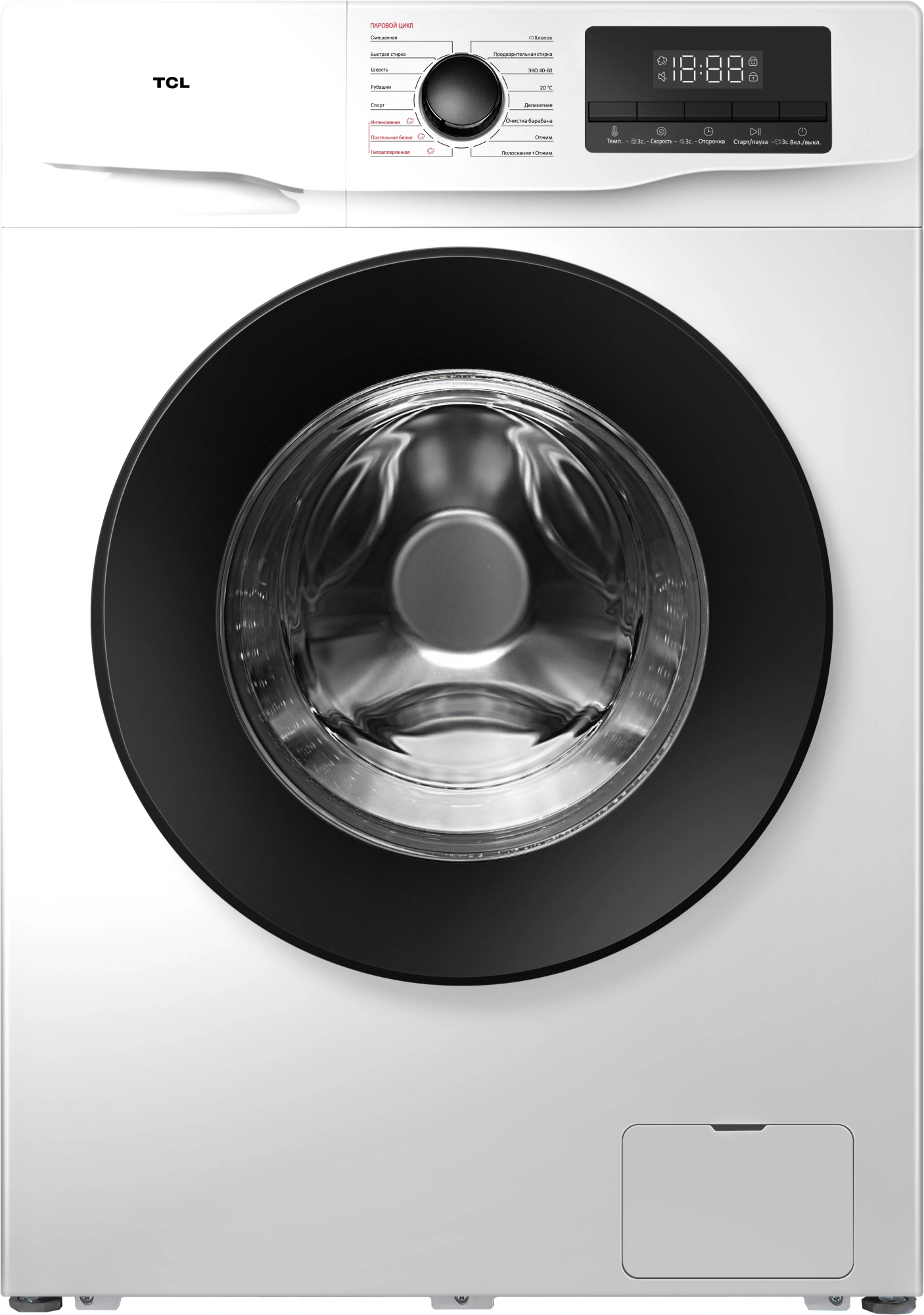Стиральная машина TCL W-SF606W класс: A+++ загр.фронтальная макс.:6кг белый инвертор TCL Europe S.A.S W-SF606W