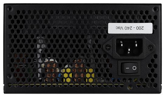 Блок питания Aerocool 650W Retail VX PLUS 650 ATX v2.3 Haswell, fan 12cm, 500mm cable, power cord, 20+4P, 4+4P, PCIe 6+2P x2, PATA x3, SATA x4, FDD