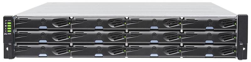Система хранения данных Infortrend EonStor DS 2000 Gen2 2U/12bay 3.5", Dual controller subsystem 2x12Gb SAS EXP. Port, 8x1G iSCSI ports +2x host board, 2x2GB, 2x(PSU+FAN), 2x(SuperCap.+Flash), 1xRackmount(ESDS 2012R2C-B)