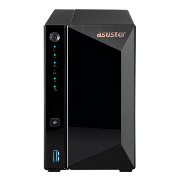 Сетевое хранилище ASUSTOR AS3302T 2-Bay NAS/MPl/Cel 1.4GHz Quad Core/2GBDDR4/noHDD,LFF(HDD,SSD),/1x1GbE(LAN)/3xUSB3.2; 90IX01I0-BW3S00