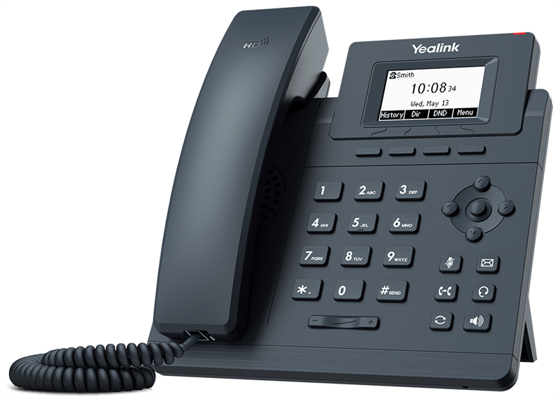 Ip телефон YEALINK SIP-T30,  1 аккаунт, шт. БП в комплекте