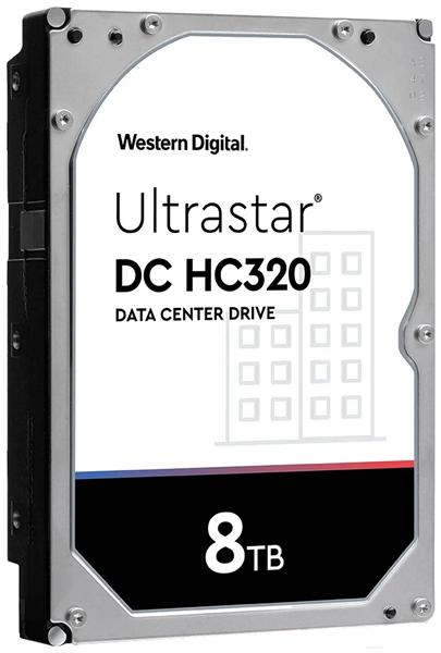 Жесткий диск Western Digital Ultrastar DC HC320 HDD 3.5" SATA 8Tb, 7200rpm, 256MB buffer, 512e (0B36404 HGST), 1 year