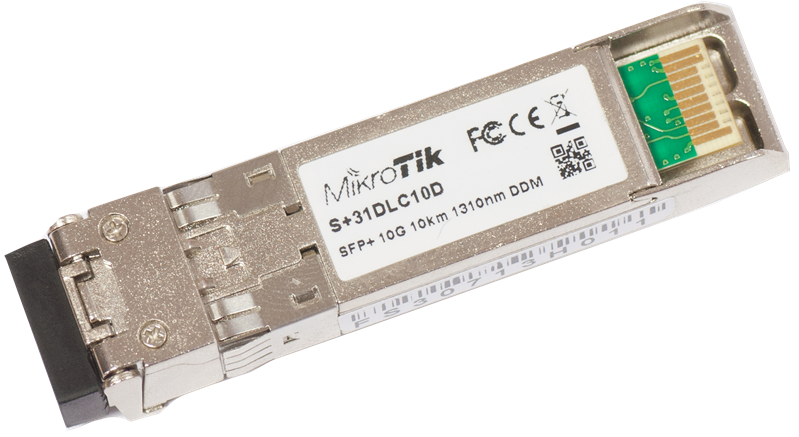Трансивер MikroTik SFP+ module 10G SM 10km 1310nm Dual LC-connector(repl. XS+31LC10D)