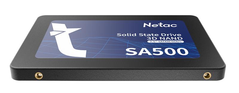 Ssd накопитель Netac SSD SA500 240GB 2.5 SATAIII 3D NAND, R/W up to 520/450MB/s, TBW 120TB, 3y wty