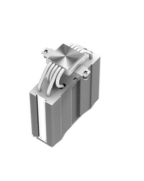 Кулер для процессора DEEPCOOL AS500 PLUS WH LGA20XX/1700/1200/115X/AM5/AM4 (8шт/кор, TDP 220W, PWM, ARGB Led, DUAL Fan 140mm, 5 тепл. Трубок, белый) RET