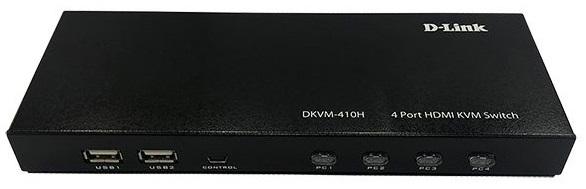  D-Link DKVM-410H/A2A, 4-портовый KVM-переключатель с портами HDMI и USB