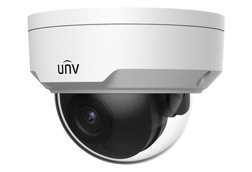 Камера Uniview Видеокамера IP купольная антивандальная, 1/2.7" 2 Мп КМОП @ 30 к/с, ИК-подсветка до 30м., 0.01 Лк @F2.0, объектив 2.8 мм, WDR, 2D/3D DNR, Ultra 265, H.265, H.264, MJPEG, 2 потока, детекция дви